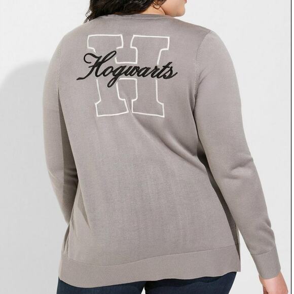 Torrid Harry Potter Hogwarts Cardigan Hufflepuff Gryffindor Ravenclaw Sweater 1X - Picture 2 of 8